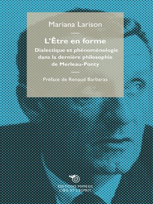 cover image of L'Être en forme